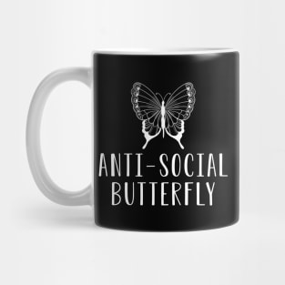 Introvert - Anti Social Butterfly Mug